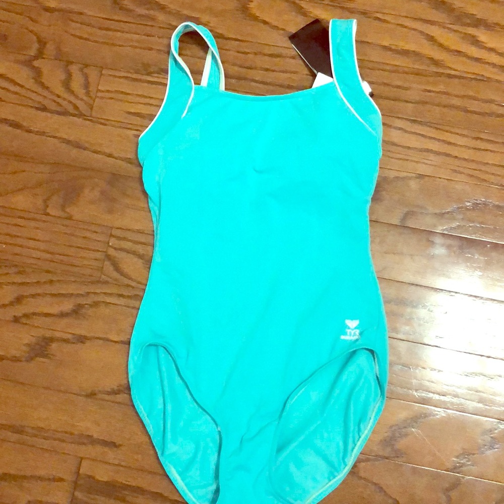 Teal color Swim suit NWT